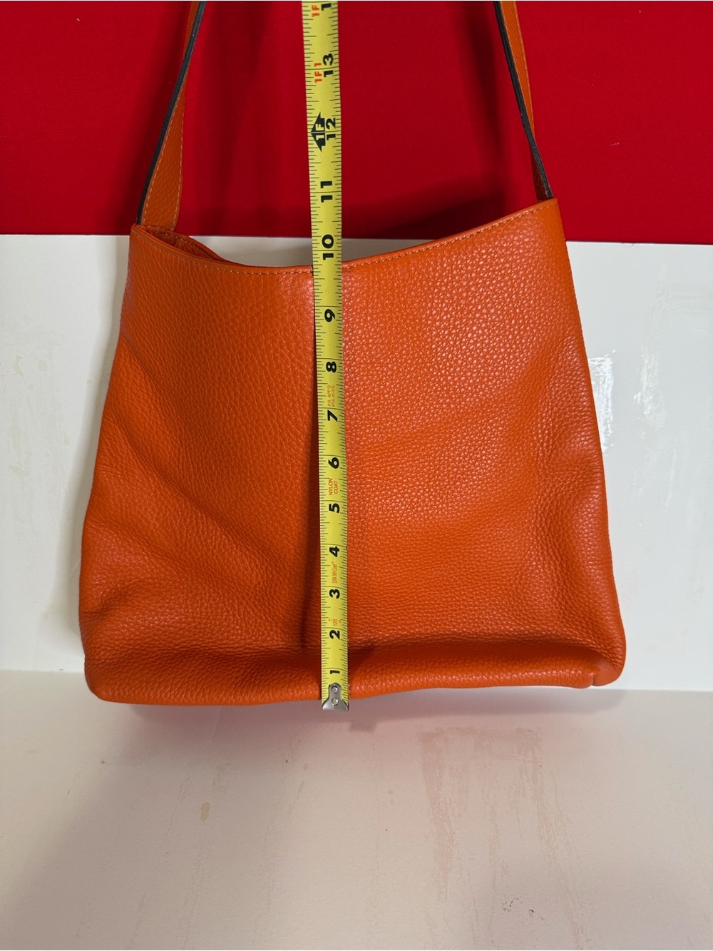 Scuola del Cuoio Italy RMO Boho Tote bag orange - Picture 2 of 7